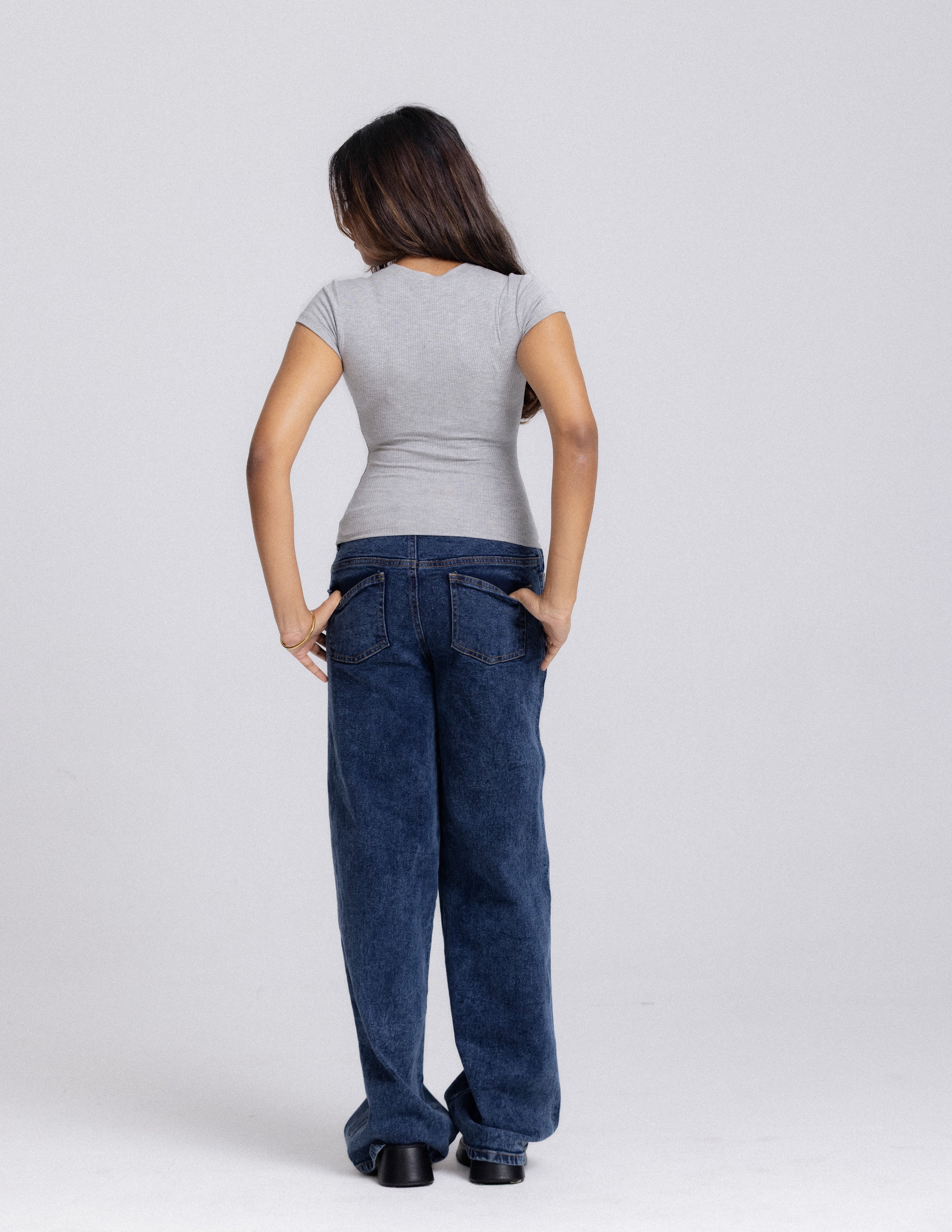 Rue High Neck Fitted Top