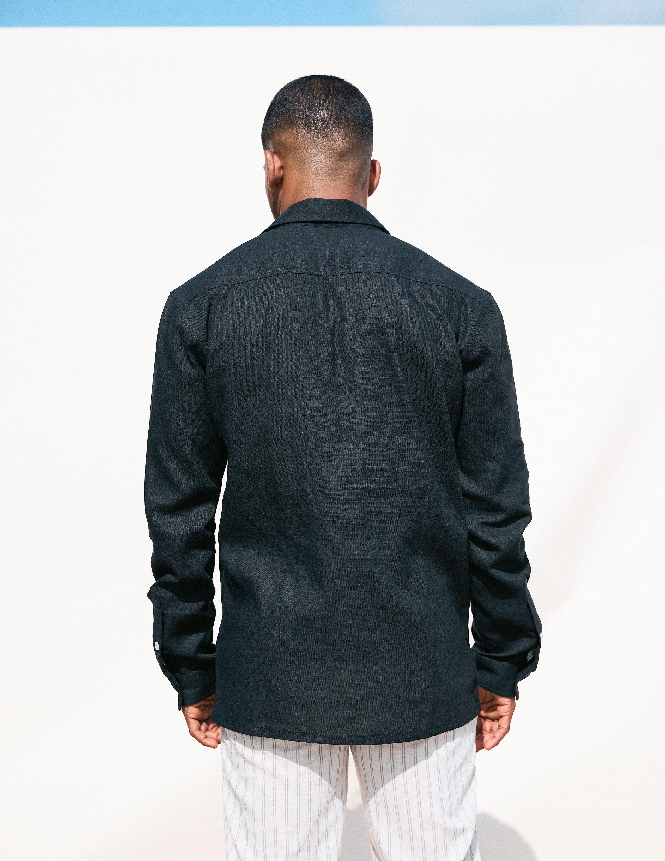 Chest pocket button detail shirt