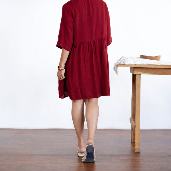 Button Down Mini Dress
