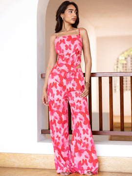 Asymmetrical Hem Detailed Back Tie Up Top