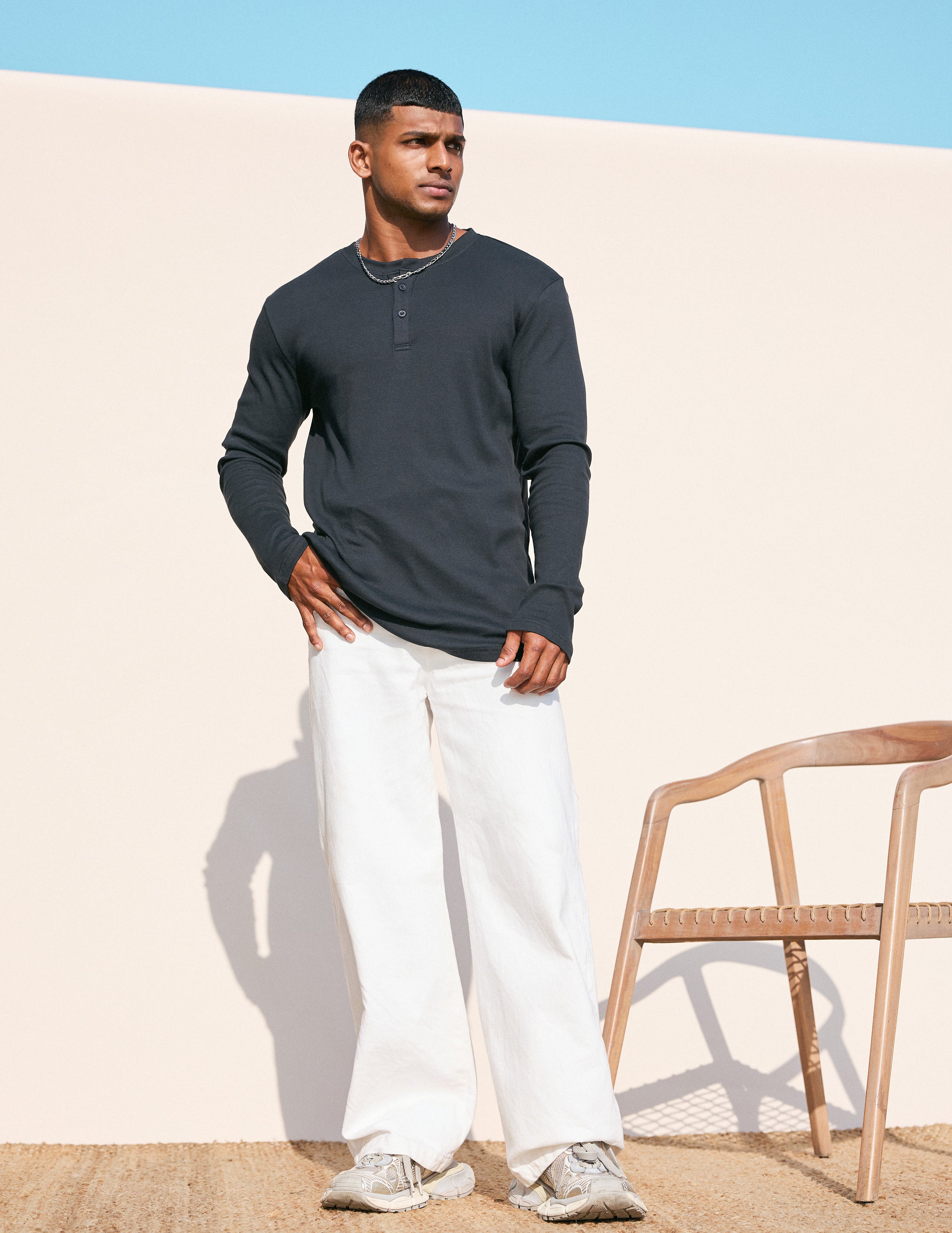 Henely long sleeve shirt