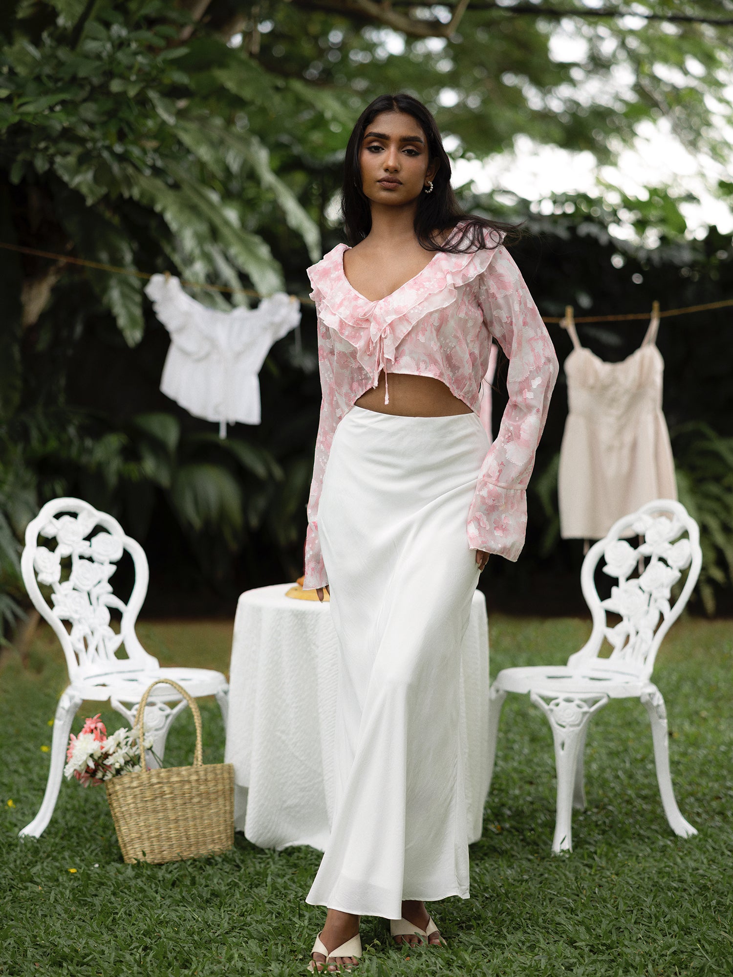 Bias Maxi Skirt