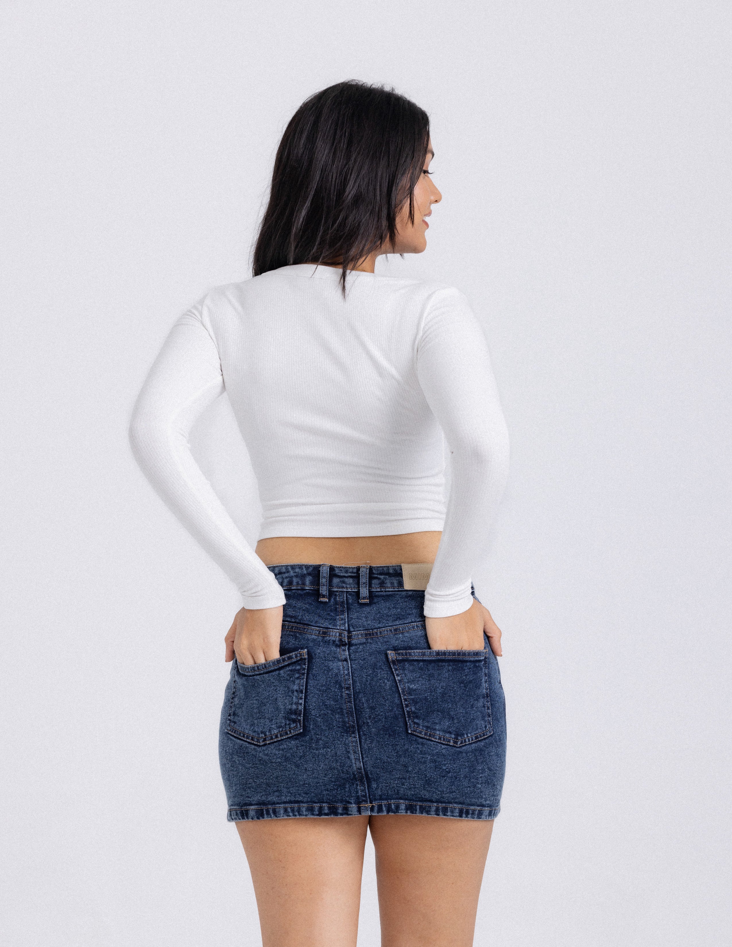 Ivy Long Sleeved Fitted Top