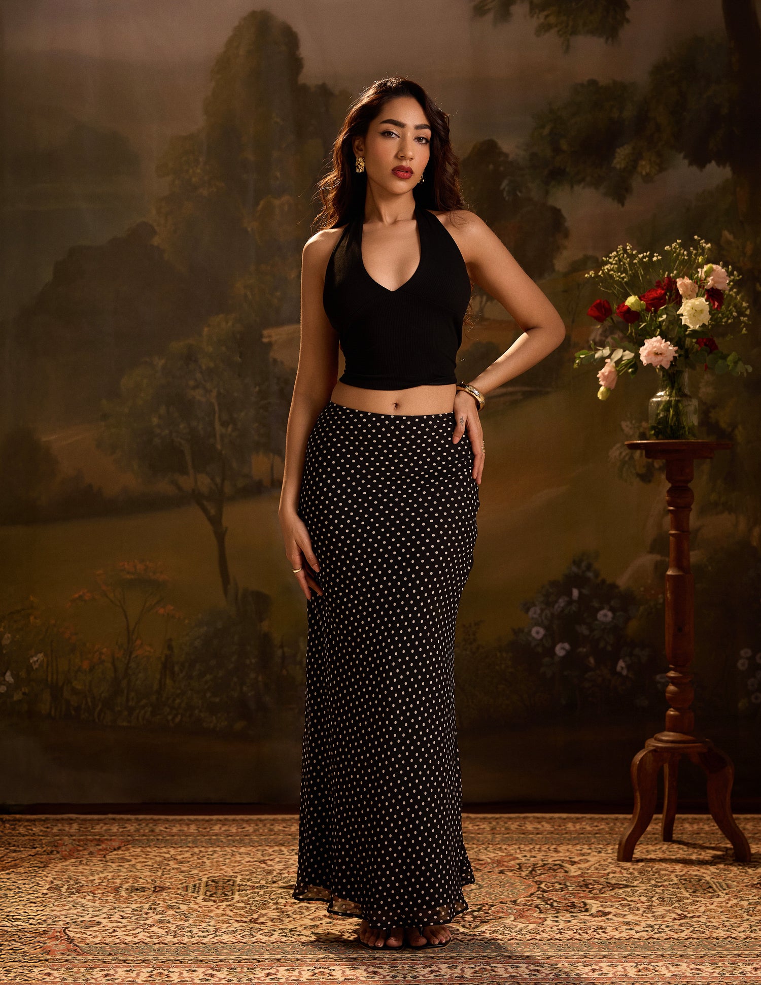 Bias Maxi Skirt