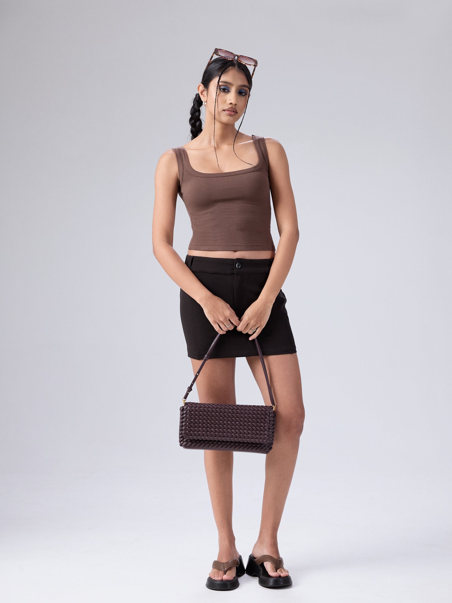 Lucy Scoope Neck Fitted Top