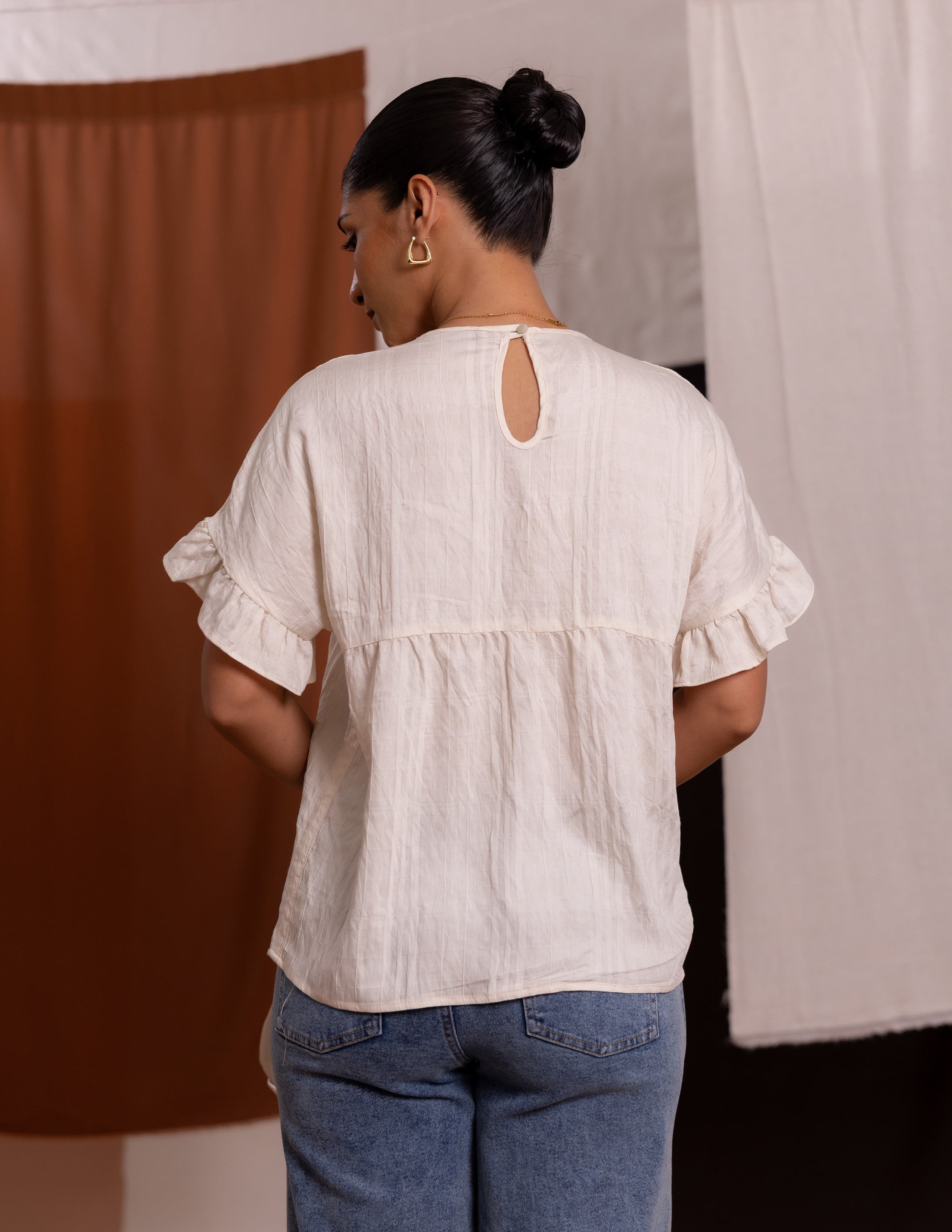 Scoop Neck Loose Fit Top