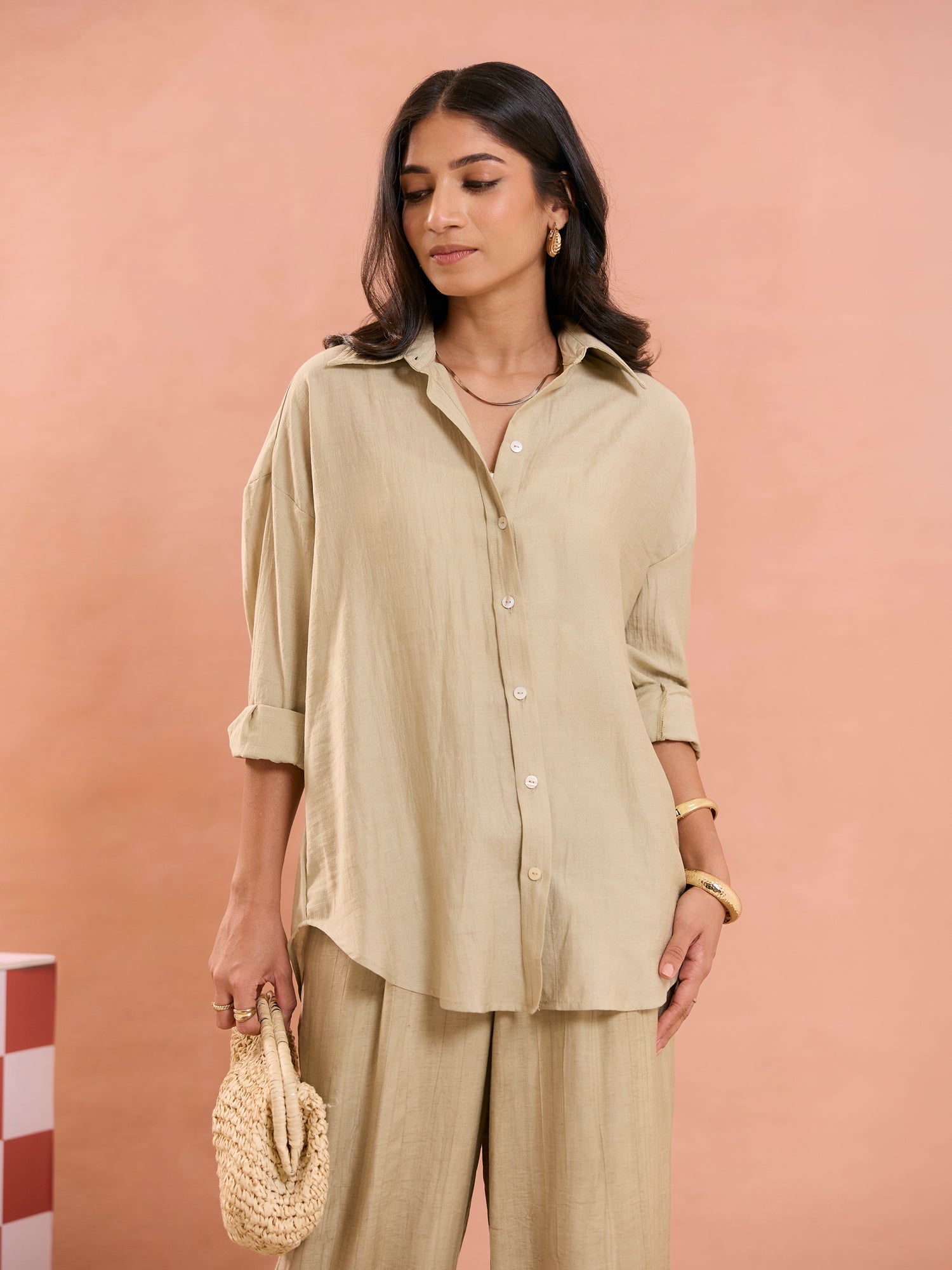 Oversized Button Down Shirt