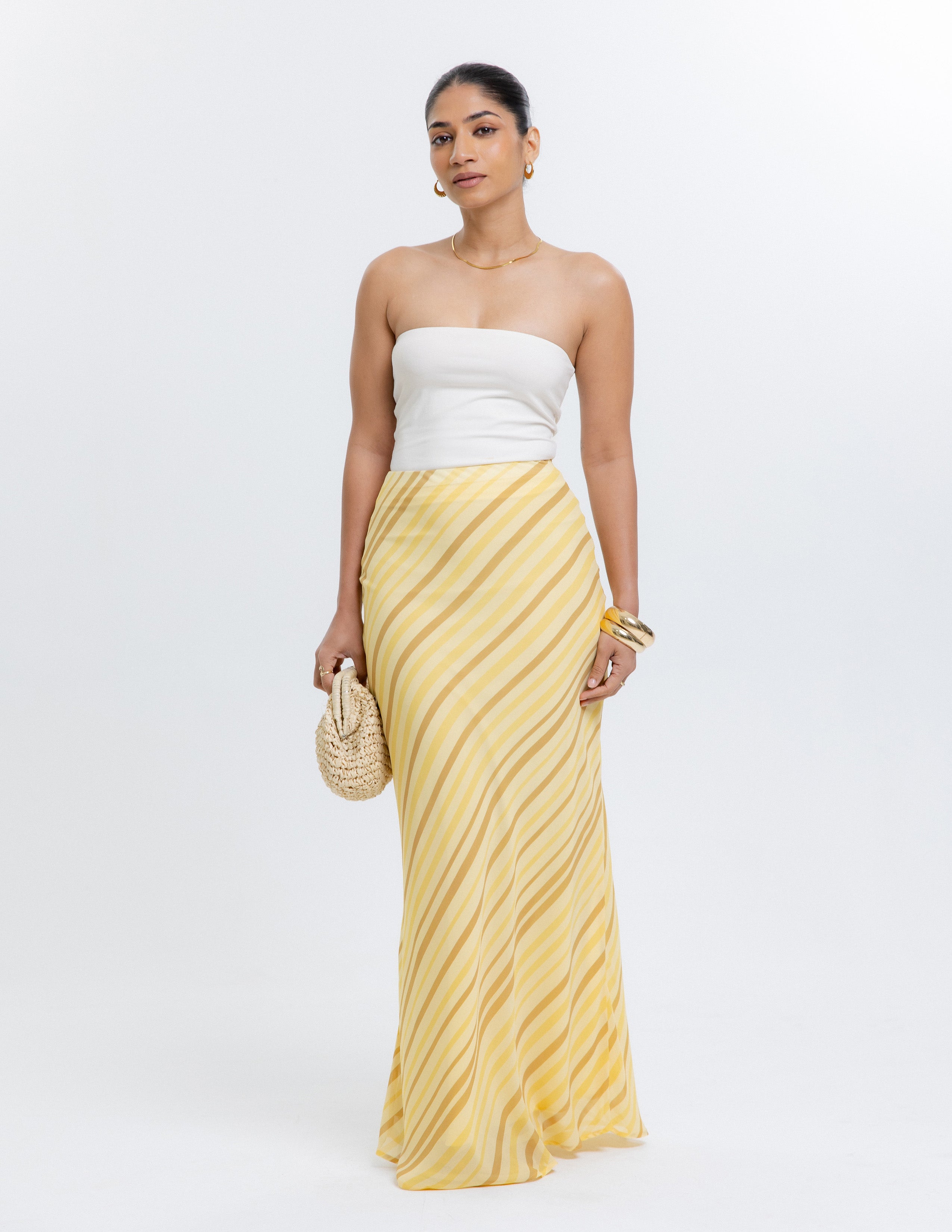 Bias Maxi Skirt