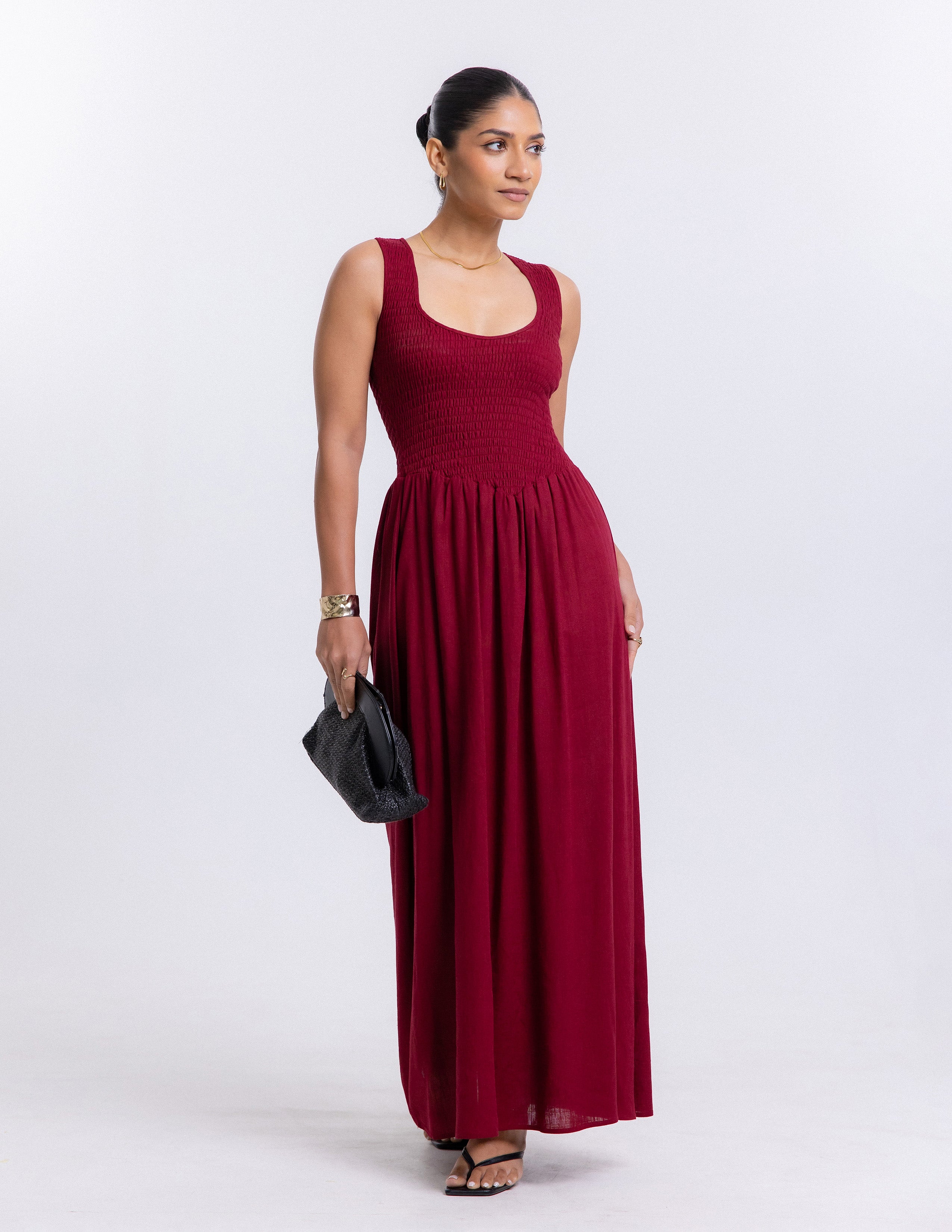 Smocked Maxi Dress