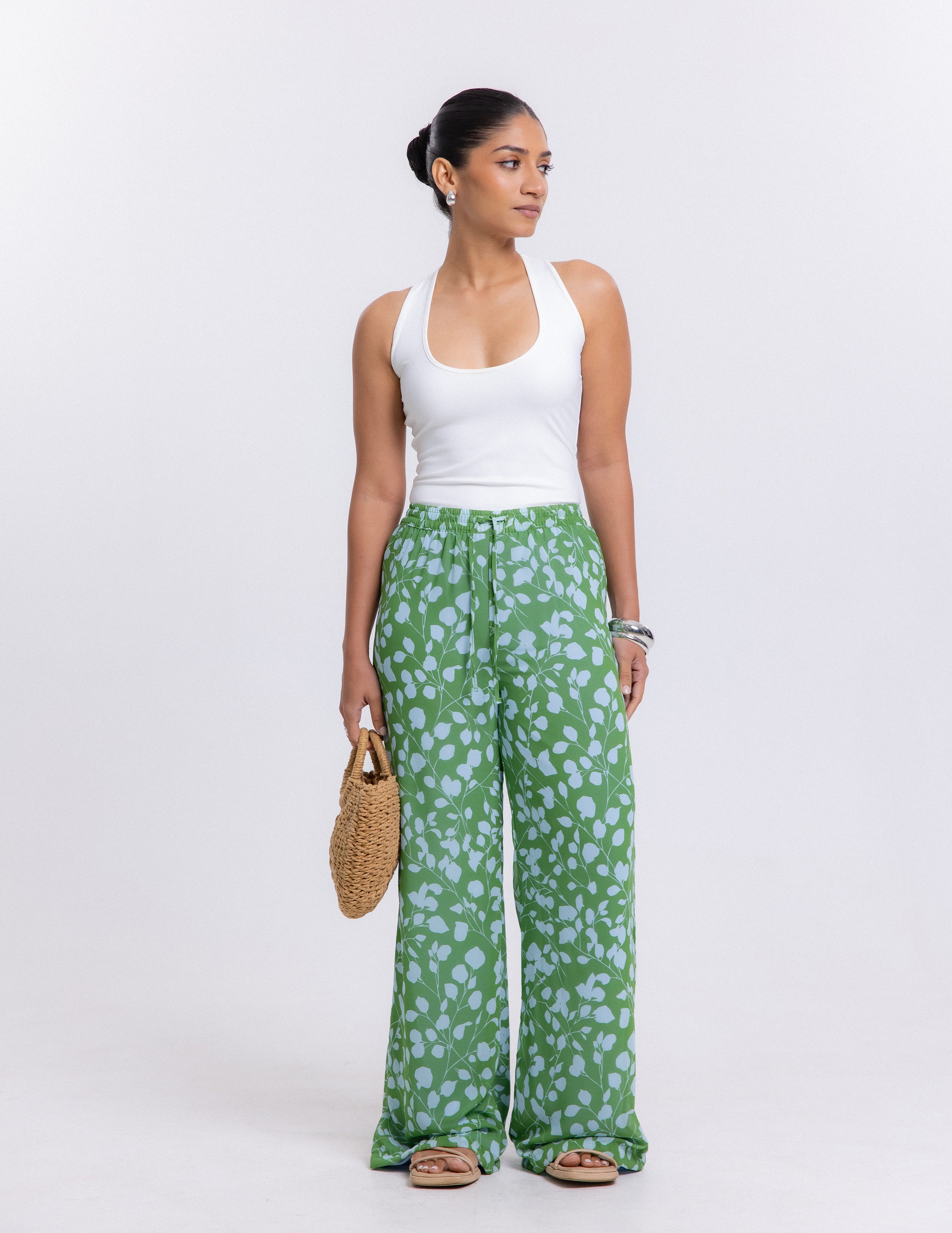 Printed Drawstring Pant