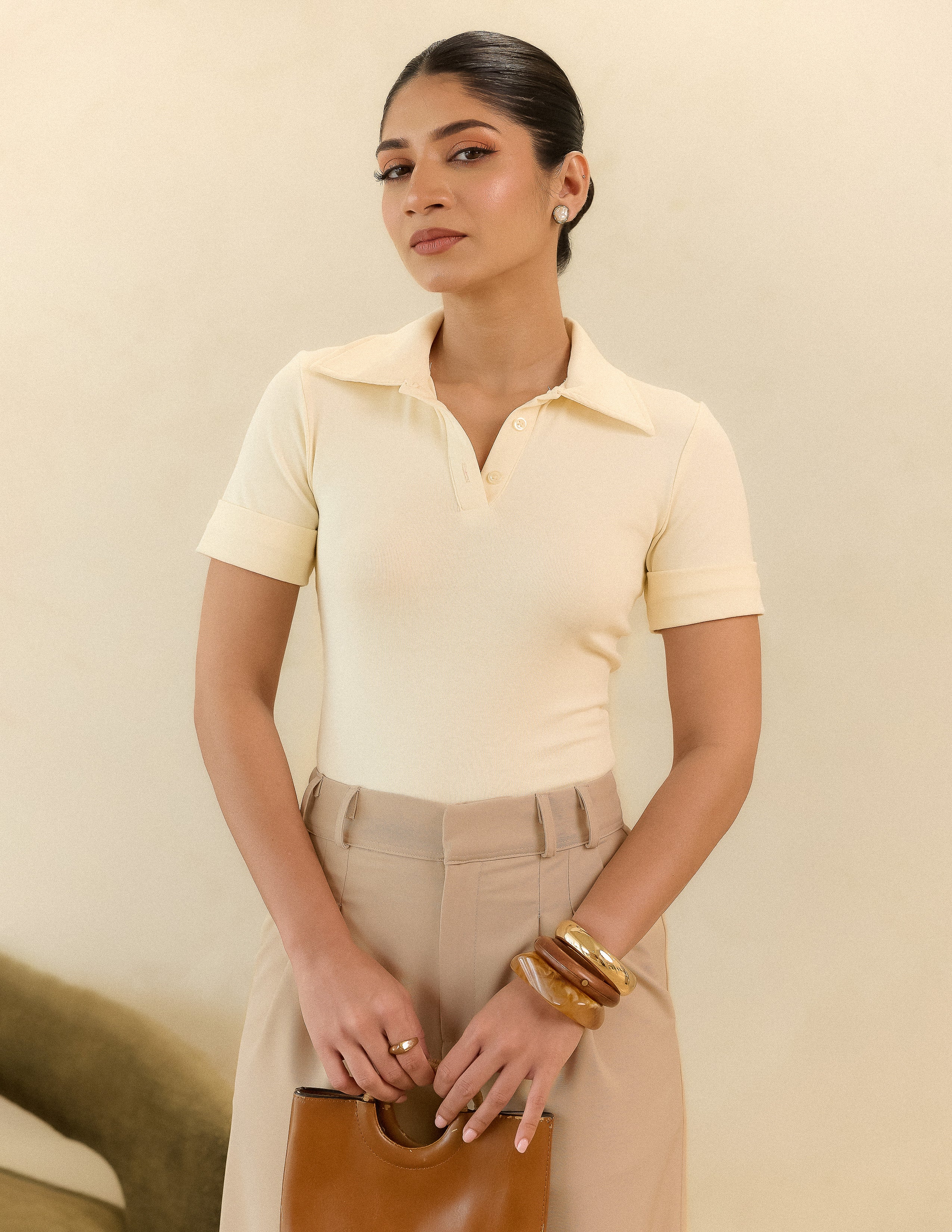 Polo Neck T-shirt