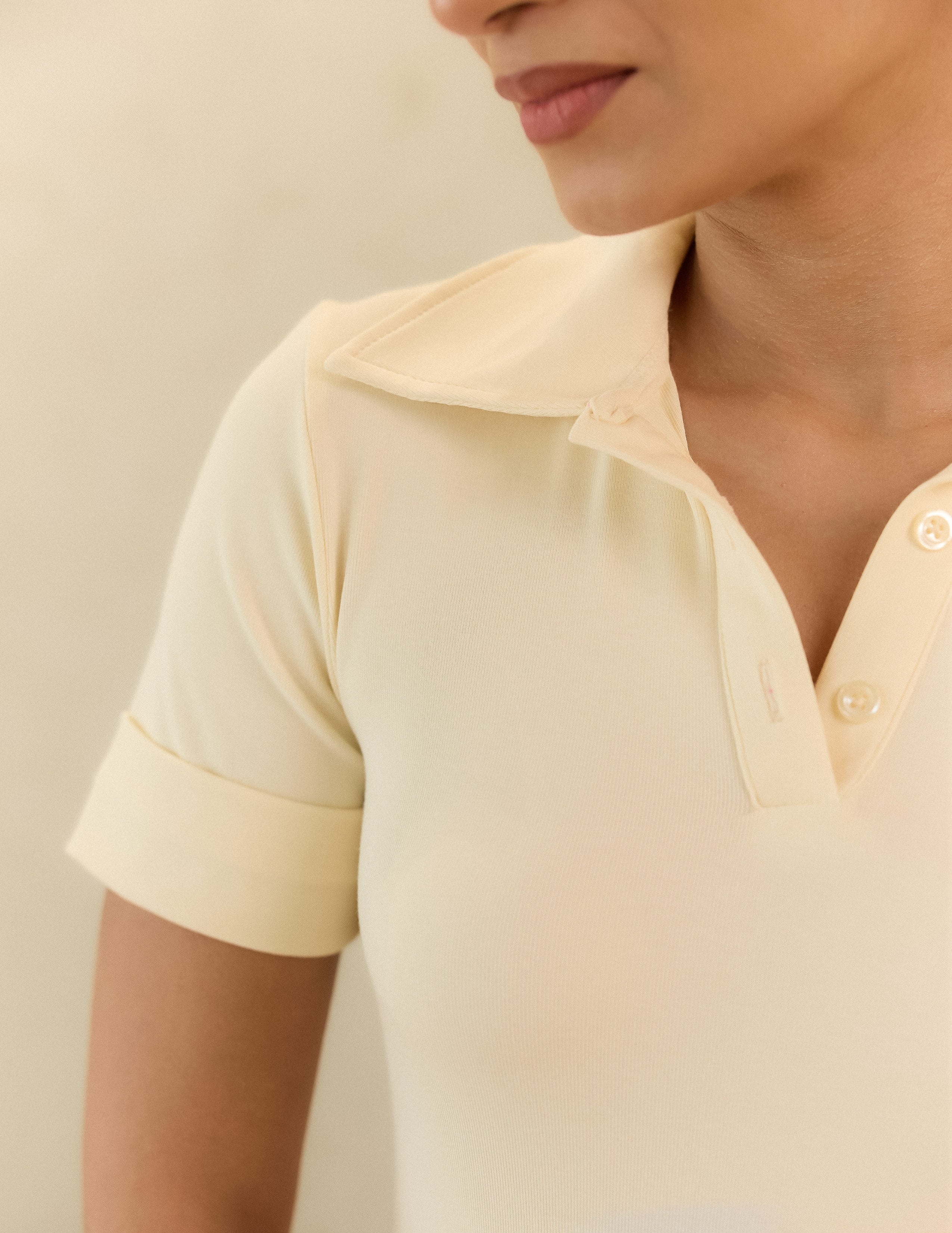 Polo Neck T-shirt