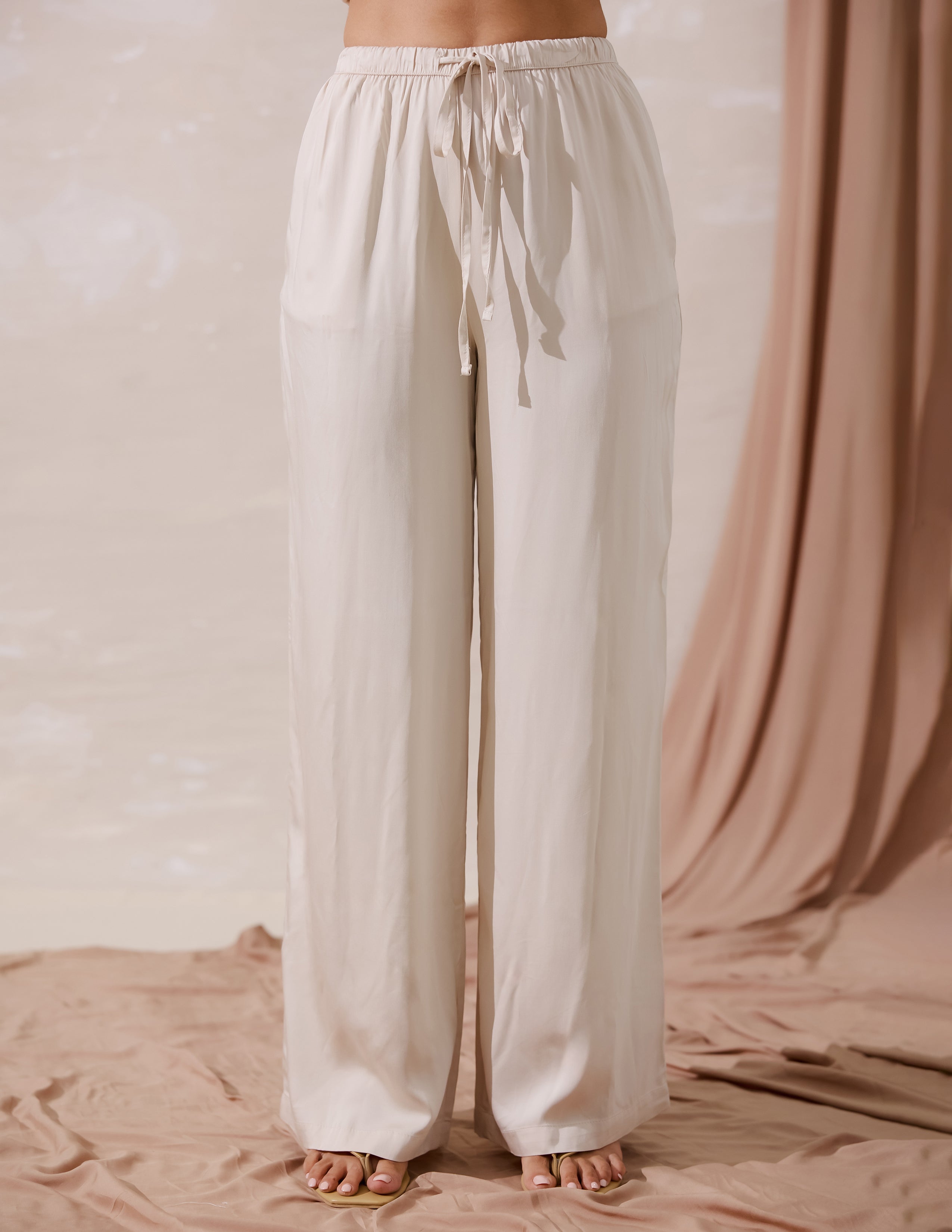 Waist Elasticated Draw String Pant