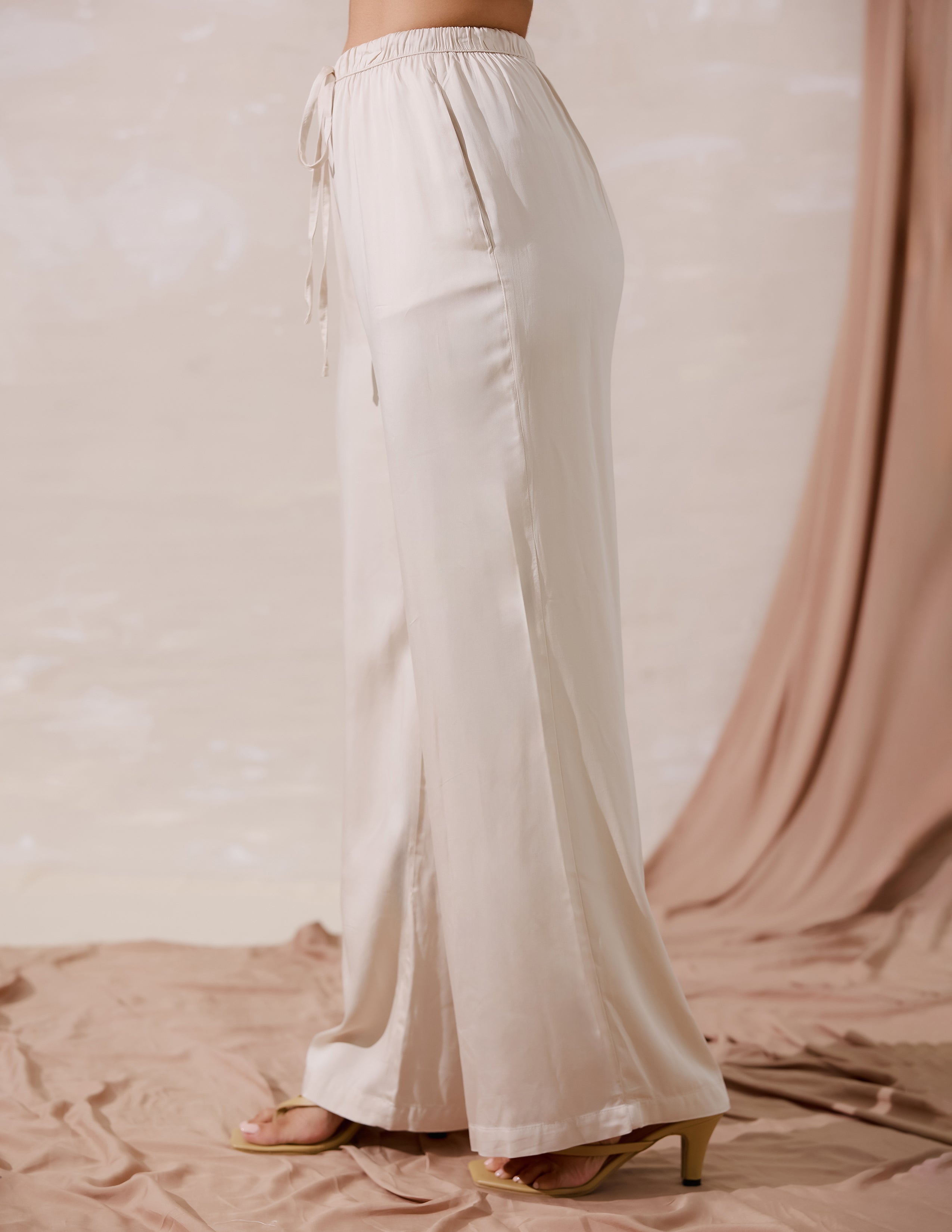Waist Elasticated Draw String Pant
