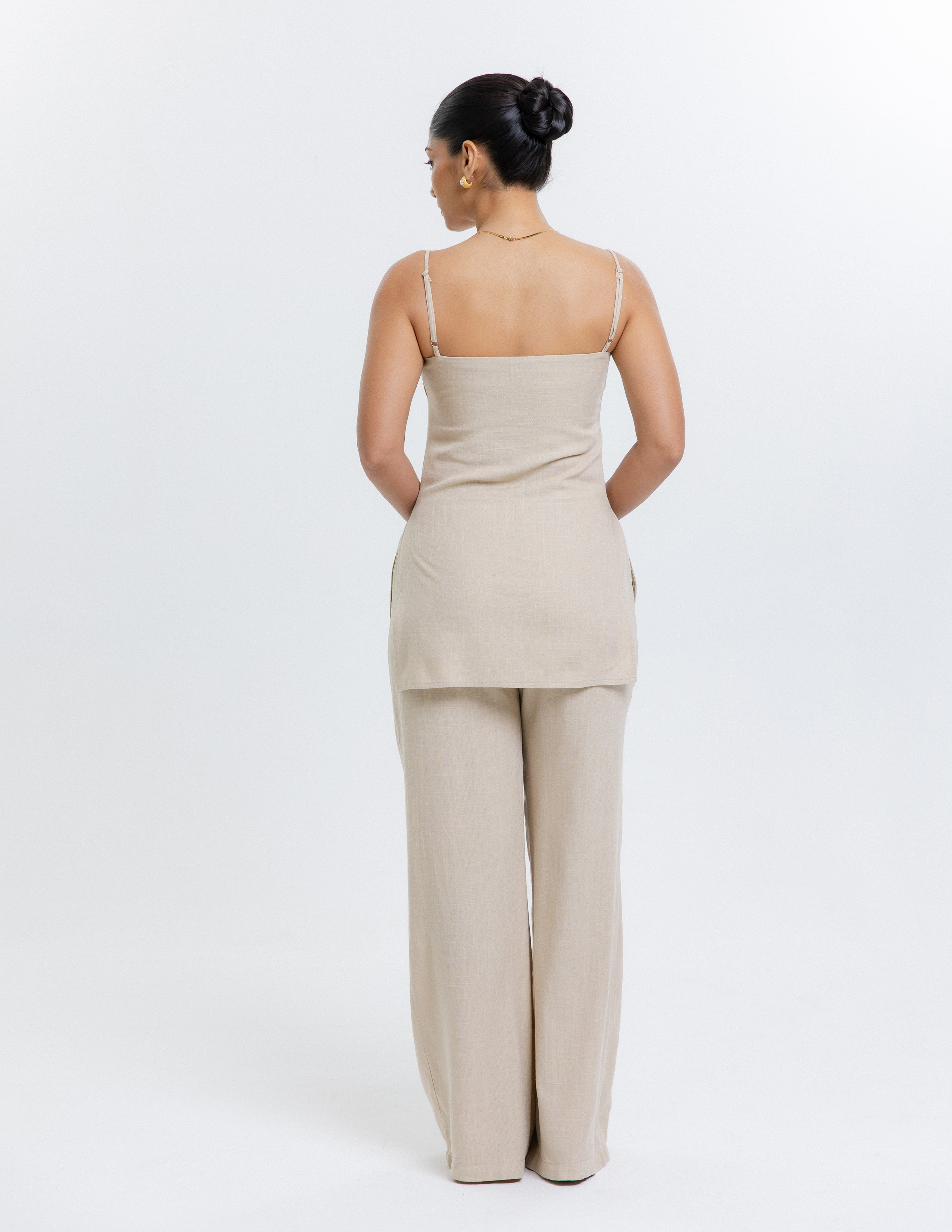 Drawstring Straight Leg Pant