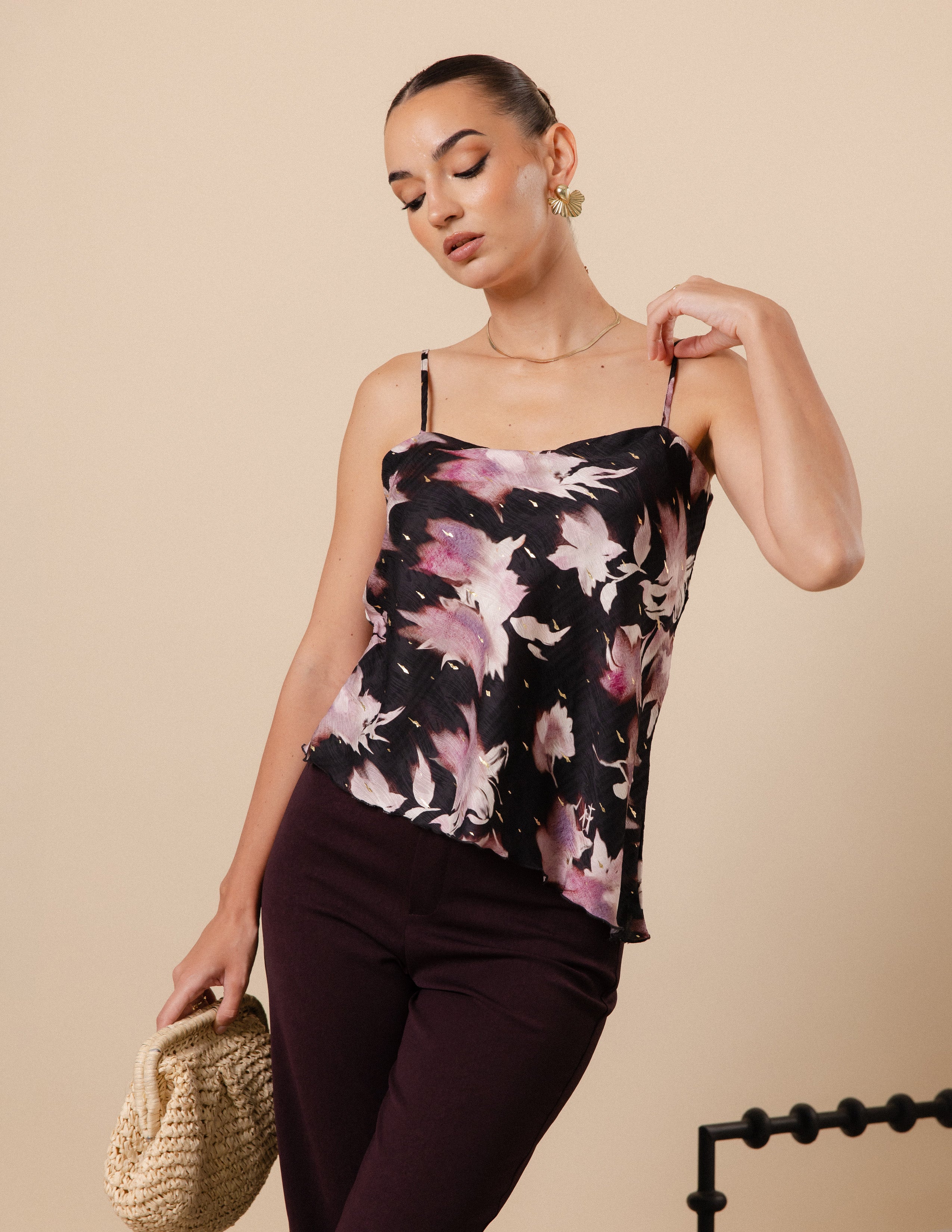 Asymetric Hem Cami