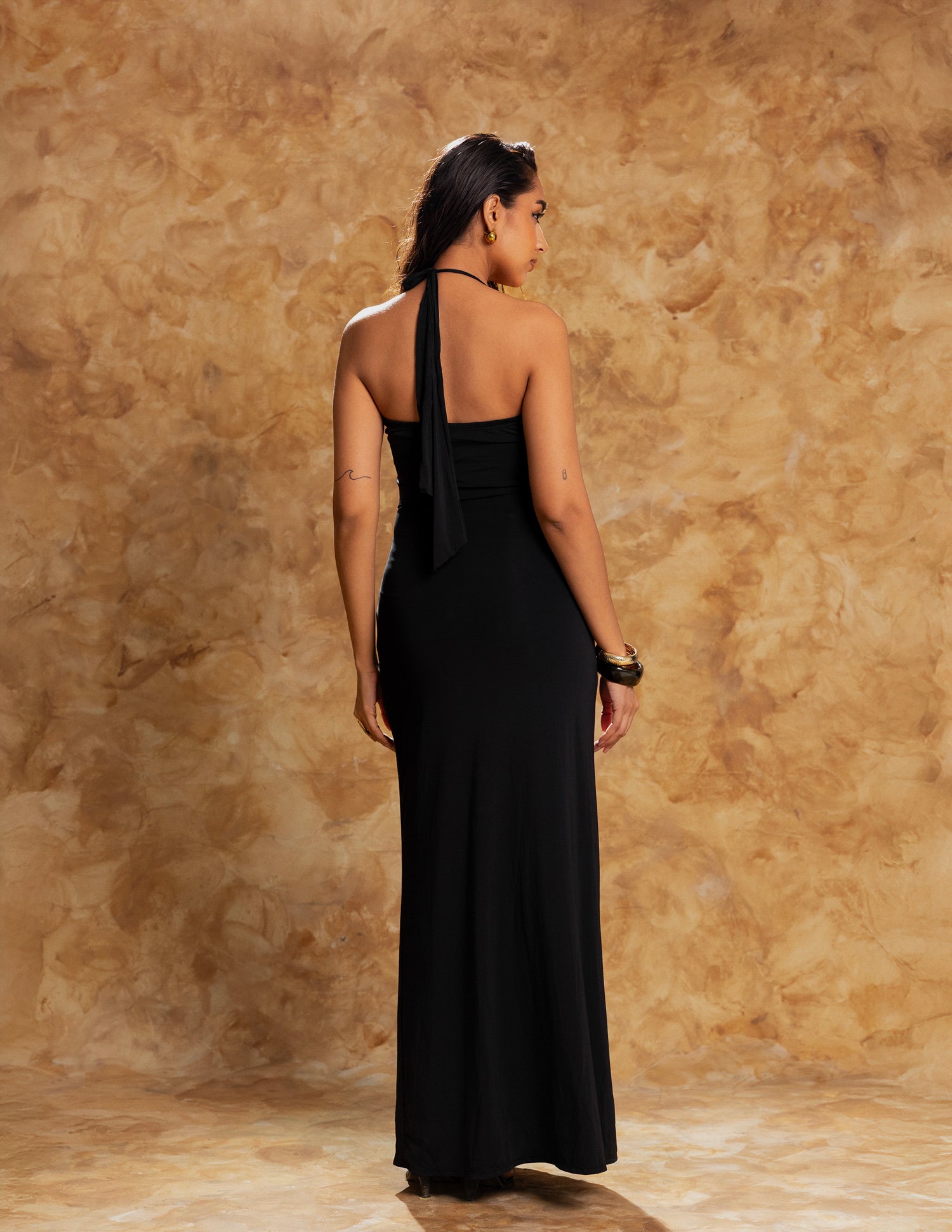 Front Twisted Maxi Dress