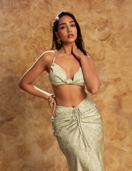 Pearl Detailed Bustier Top