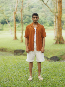 Oversized patch pocket shirt
