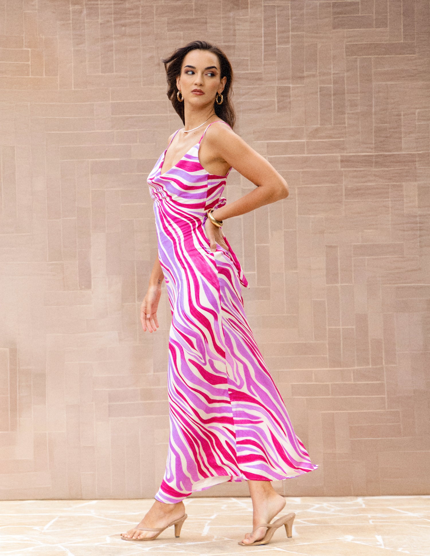 Cowl Neck Maxi Dress