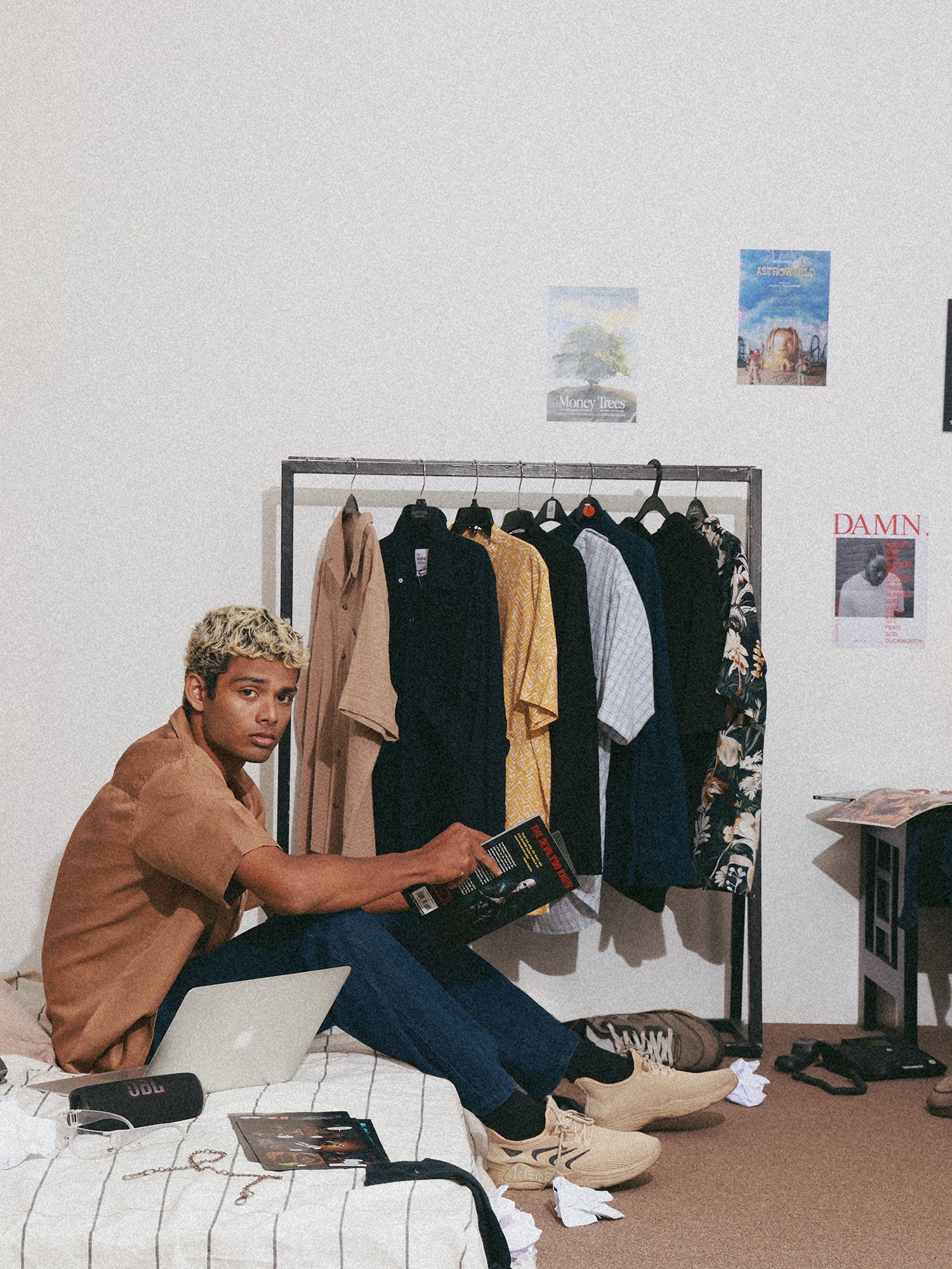 Linen double chest pocket shirt