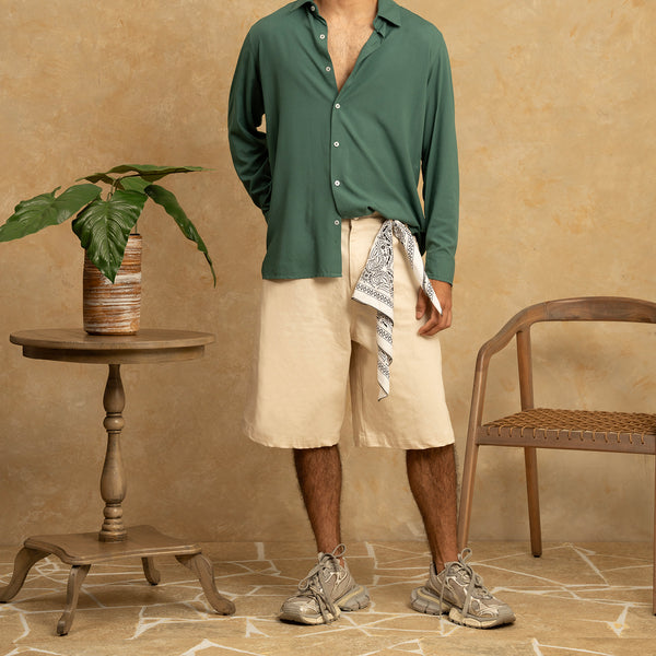 Basic regular collar shirt