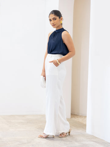 High Neck Sleeveless Top