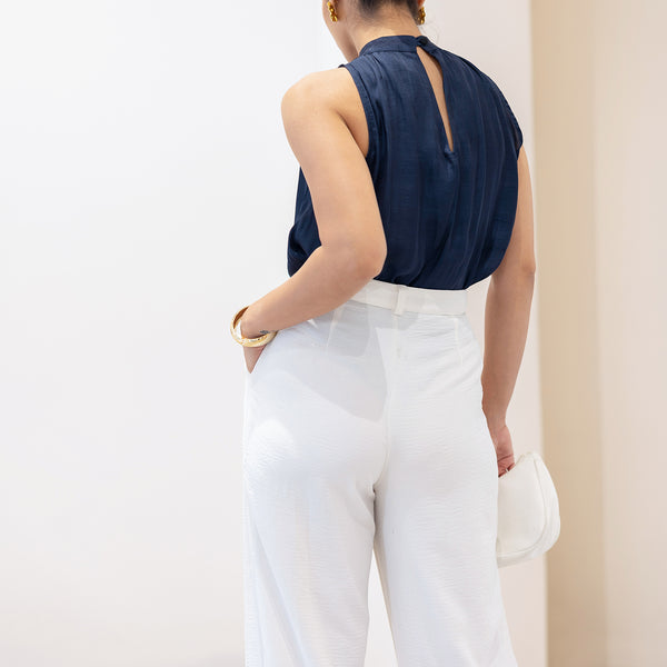 High Neck Sleeveless Top