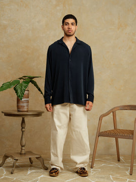 Camp collar shirt