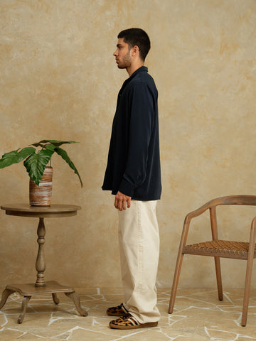 Camp collar shirt