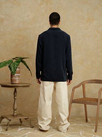 Camp collar shirt