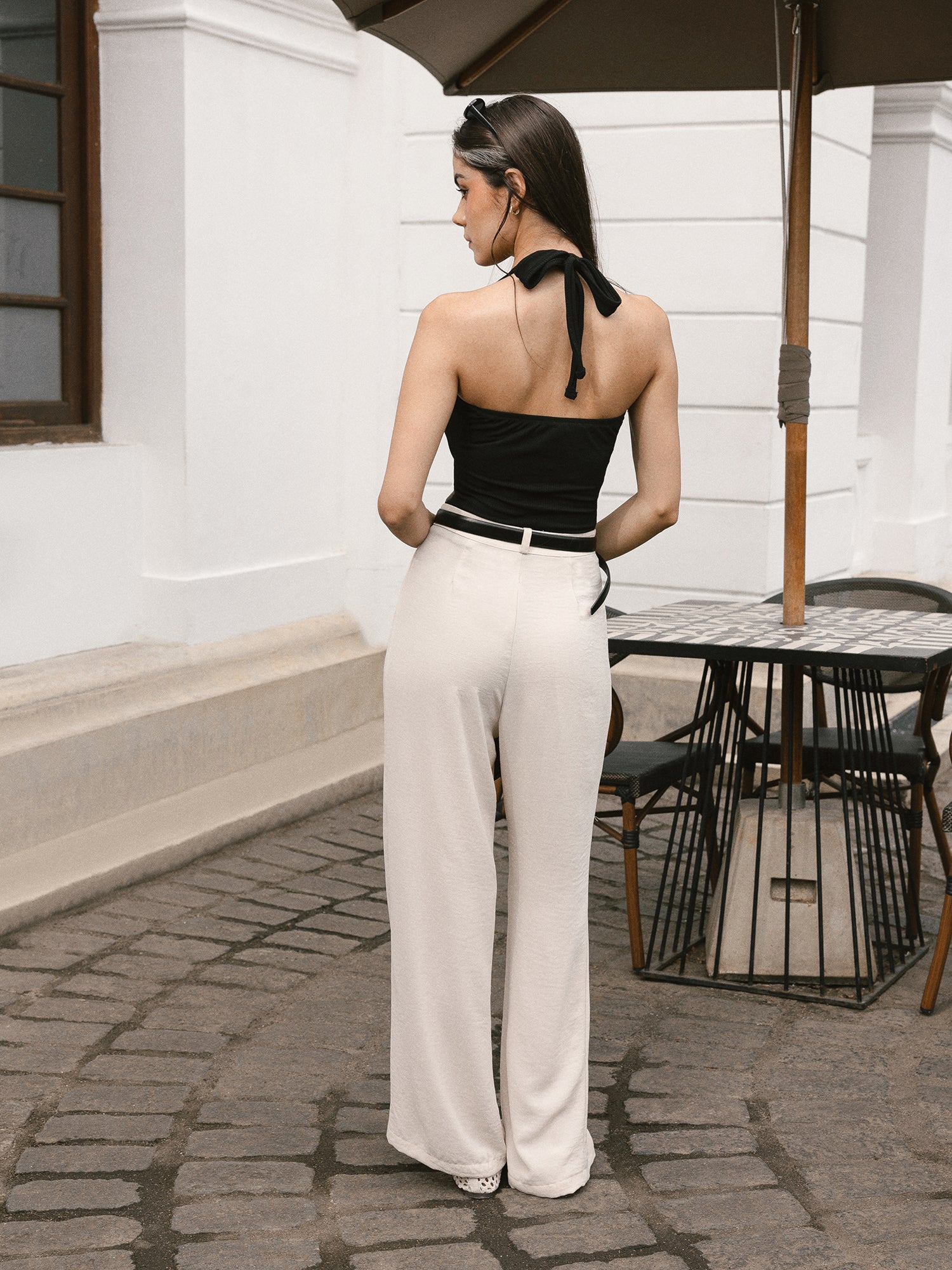 High Waist Wide Leg Pant