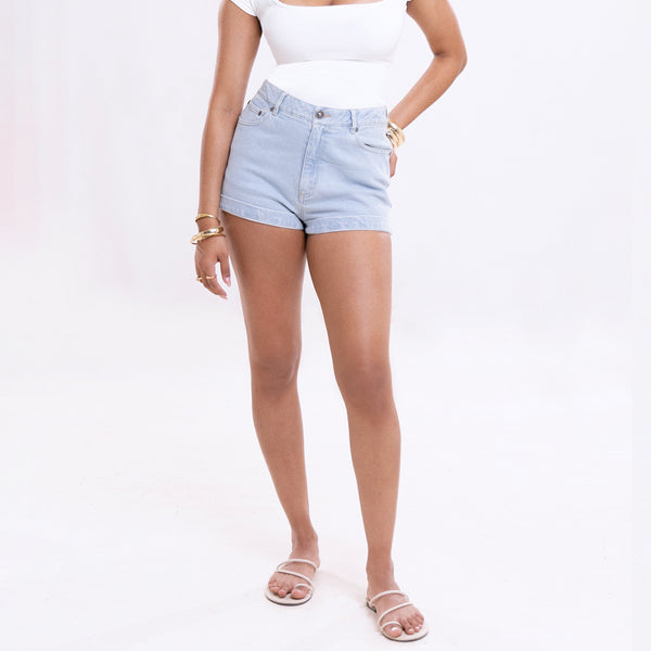 Lily Square Neck Short Sleeved Crop Top