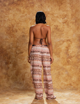 Draw String Printed Pant