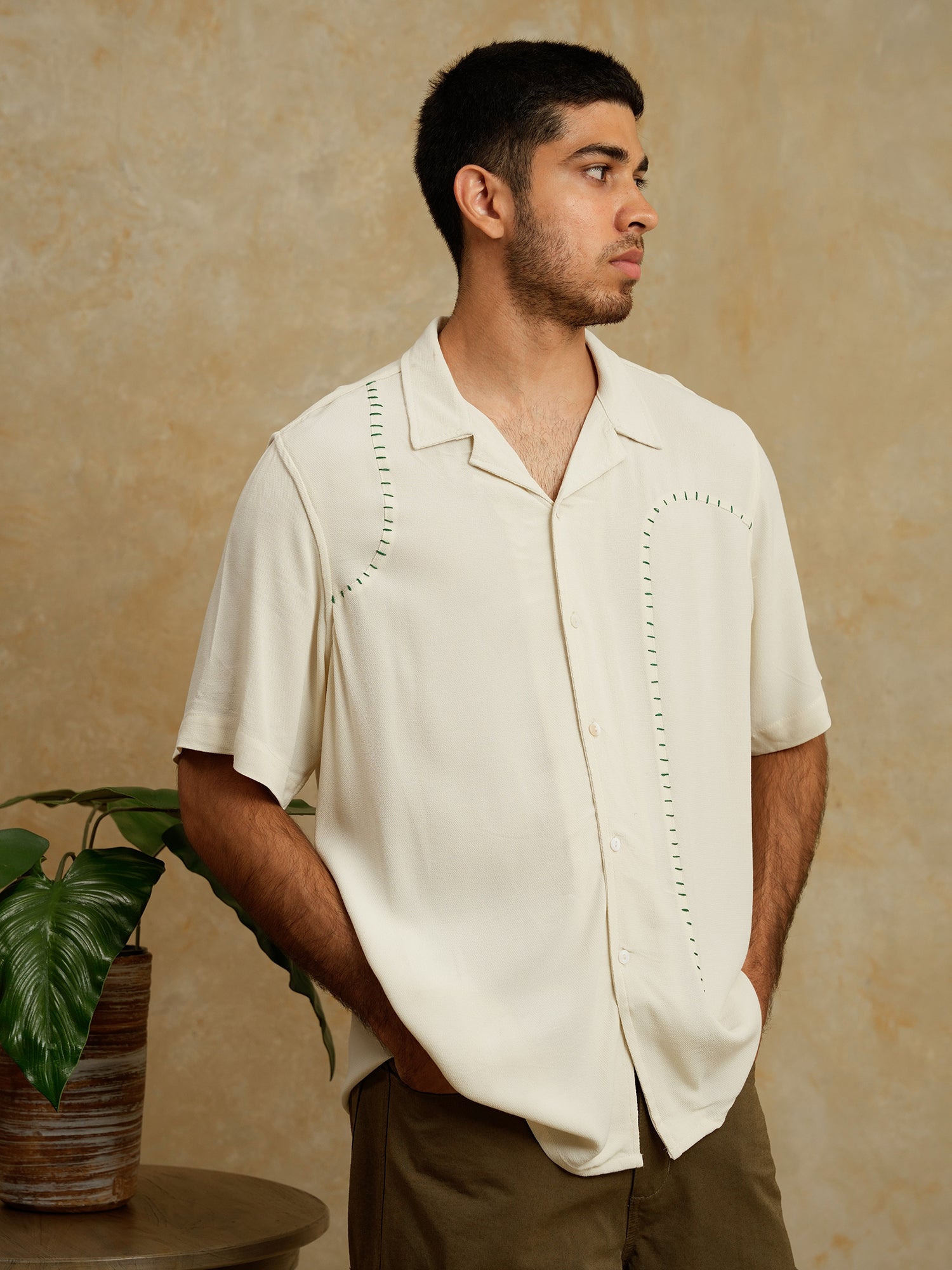 Embroidery detailed shirt