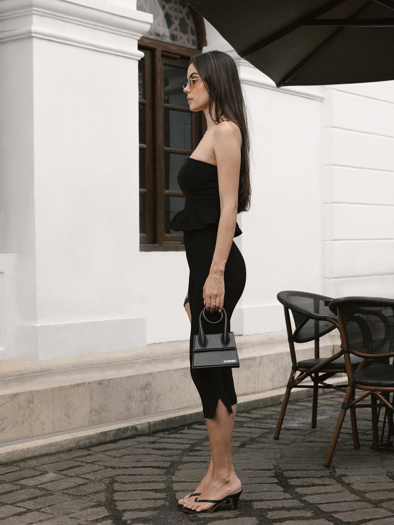 Peplum Tube Top