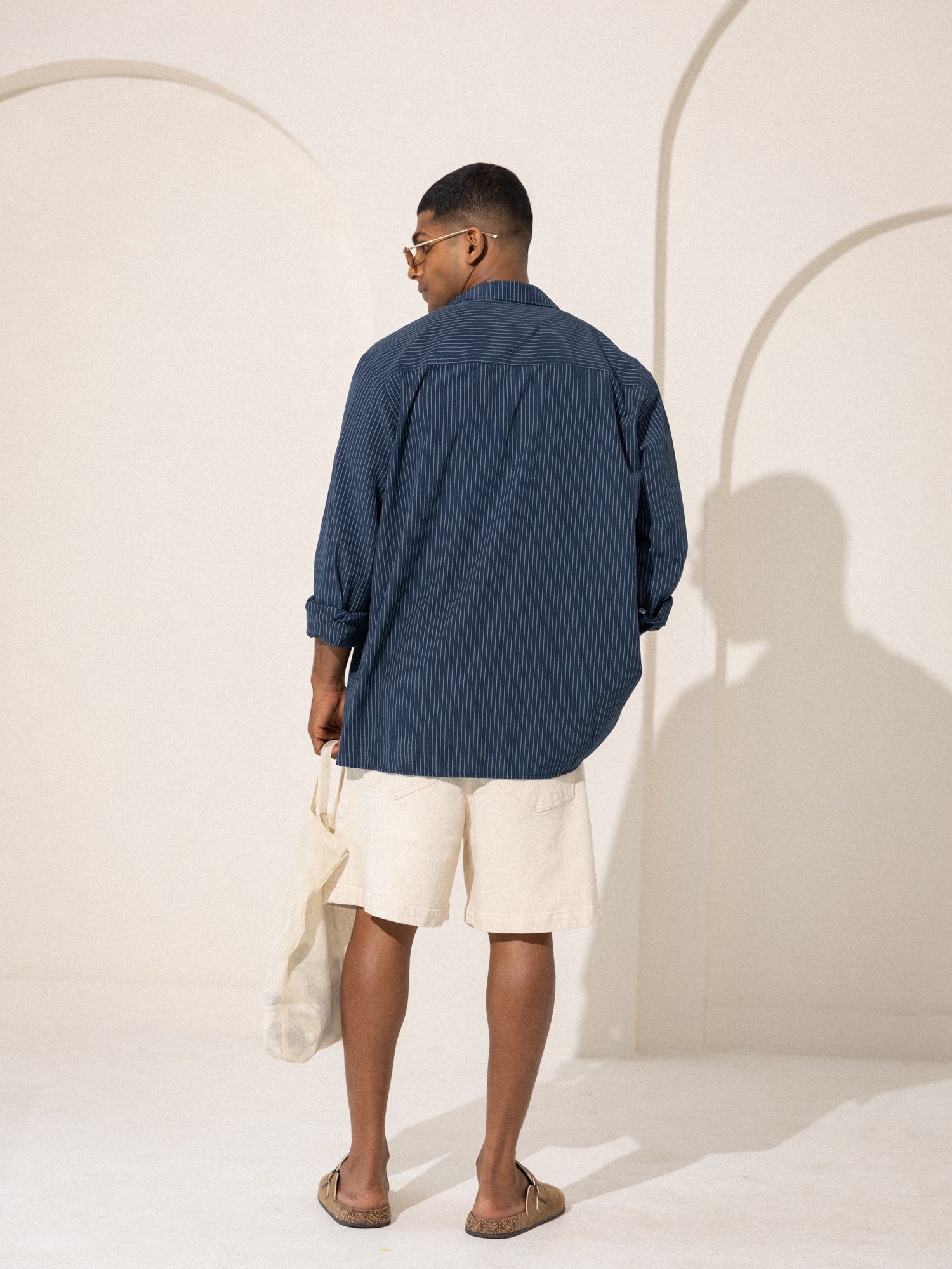 Oversized patch pocket shirt