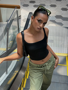 Scoop Neck Fitted Top