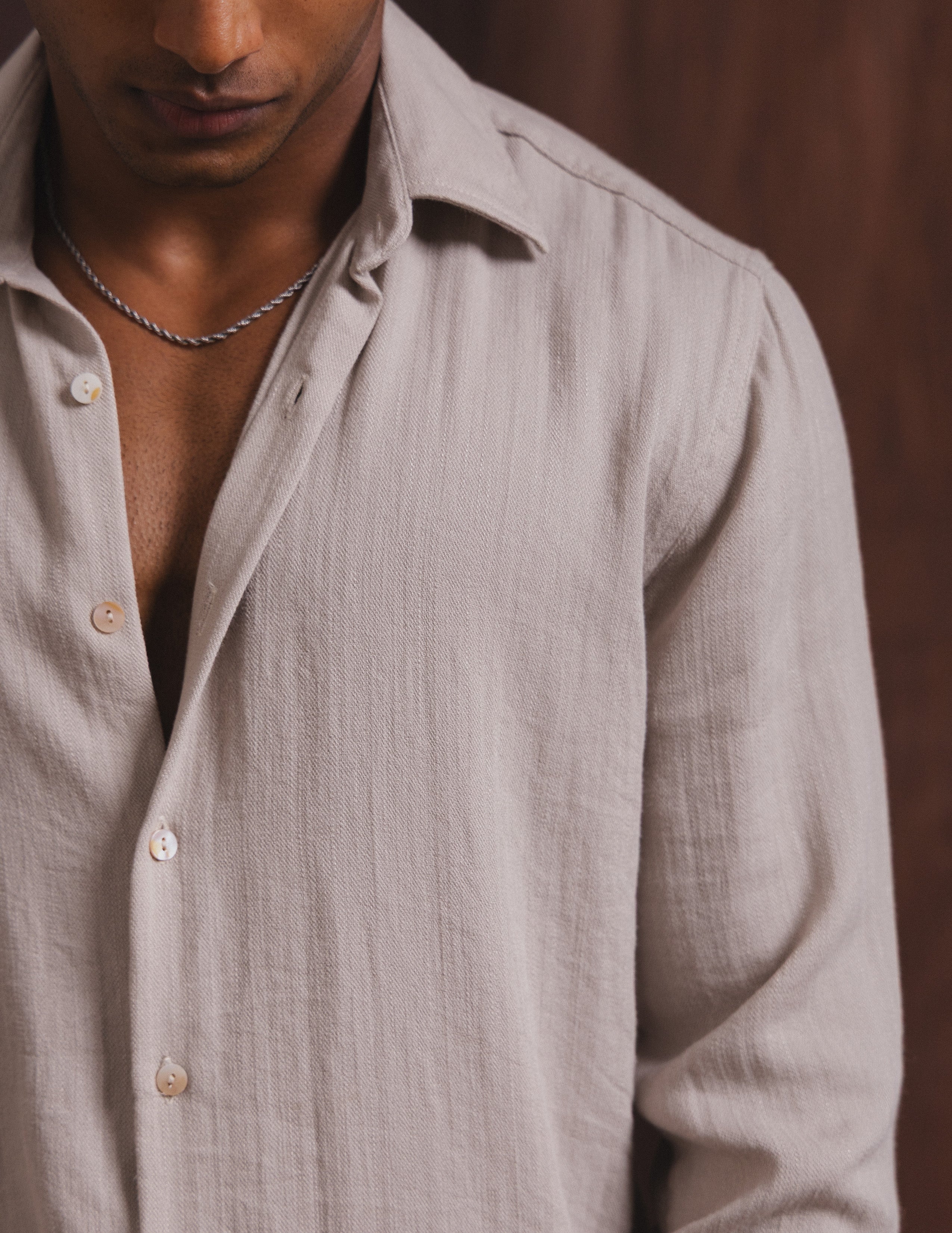 Regular fit long sleeve shirt