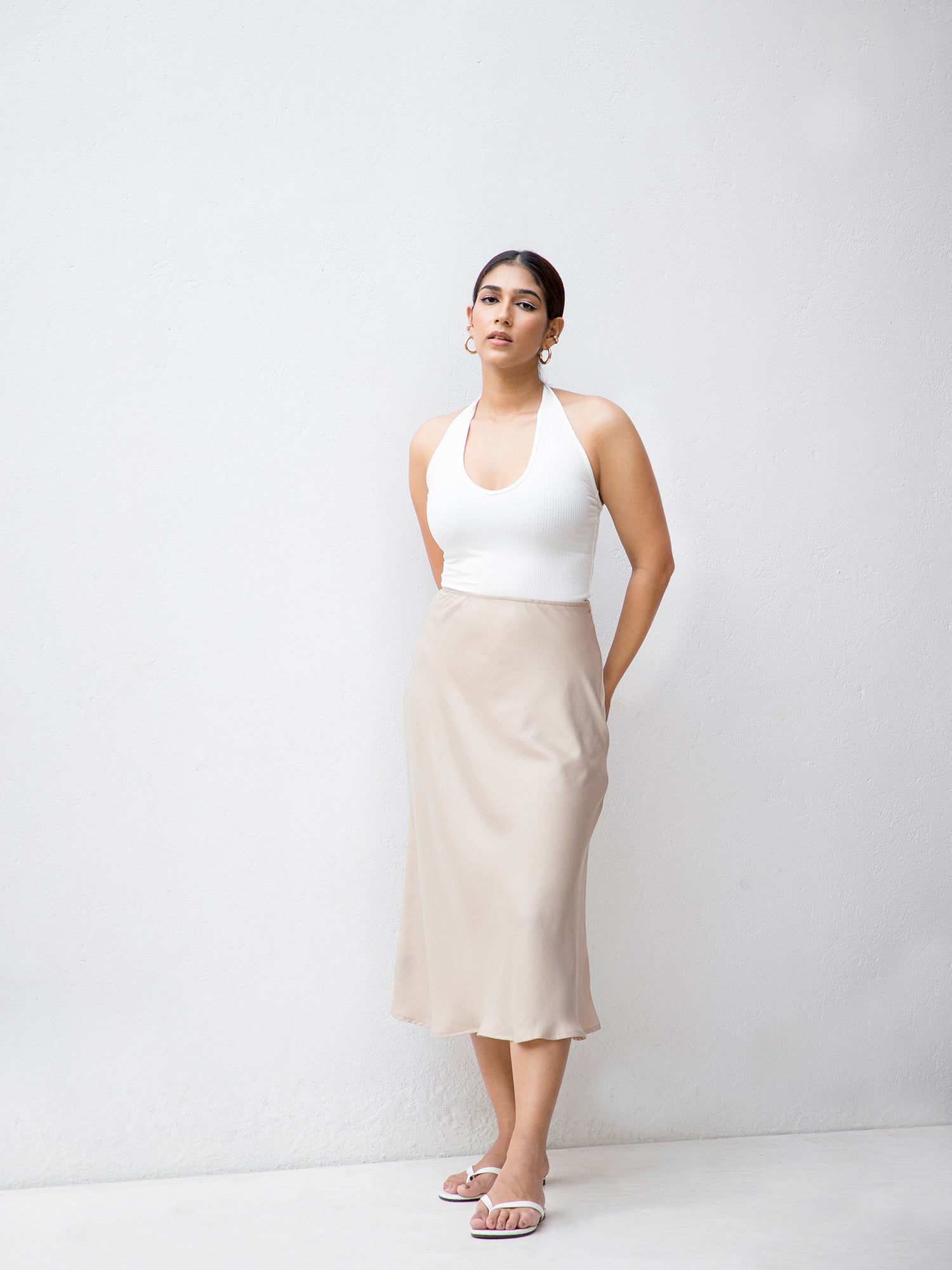 Halter Neck Rib Bodysuit