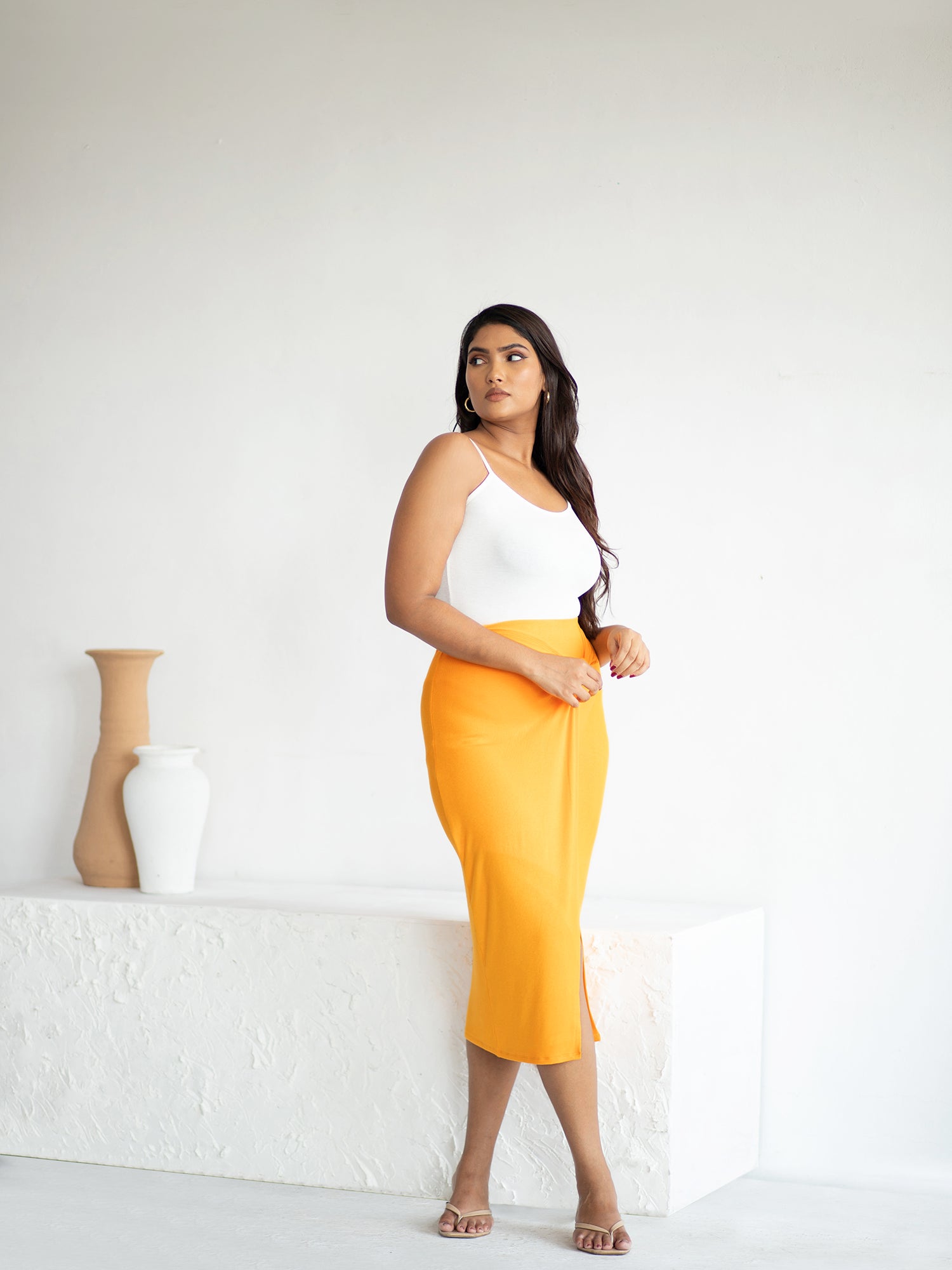 Round Neck Rib Bodysuit