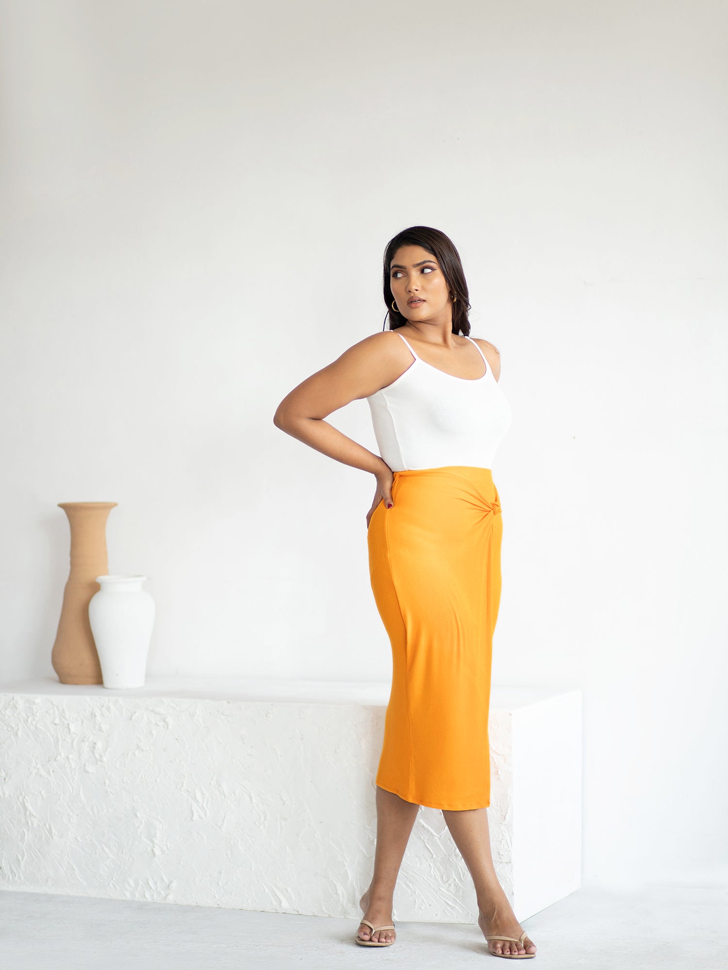 Round Neck Rib Bodysuit