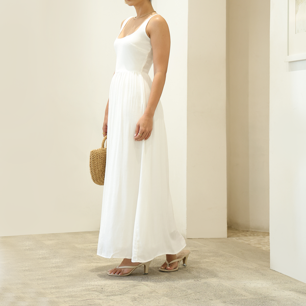 Round Neck Maxi Dress