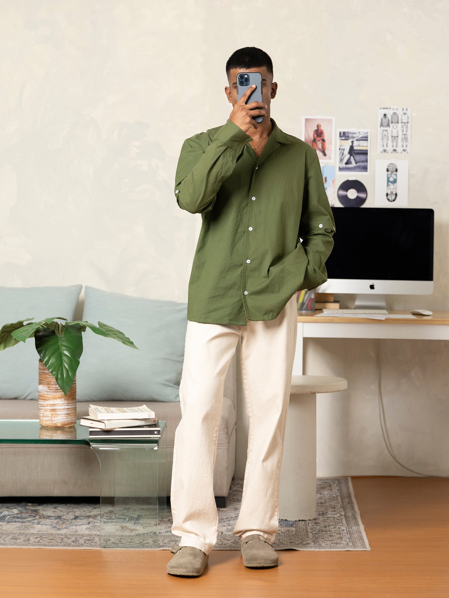 Long sleeve detachable shirt