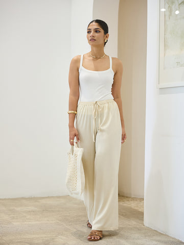 Elasticated Wide Leg Pant