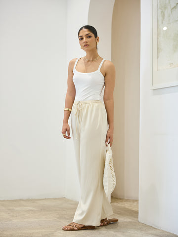 Elasticated Wide Leg Pant