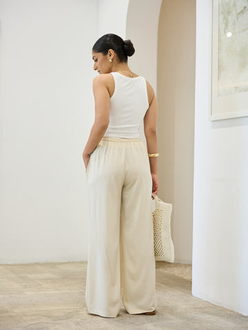Elasticated Wide Leg Pant