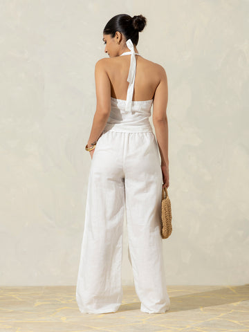 Drawstring Straight Leg Pant