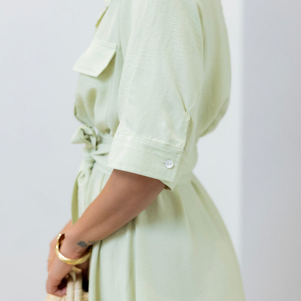 Tie Up Detail Maxi Dress