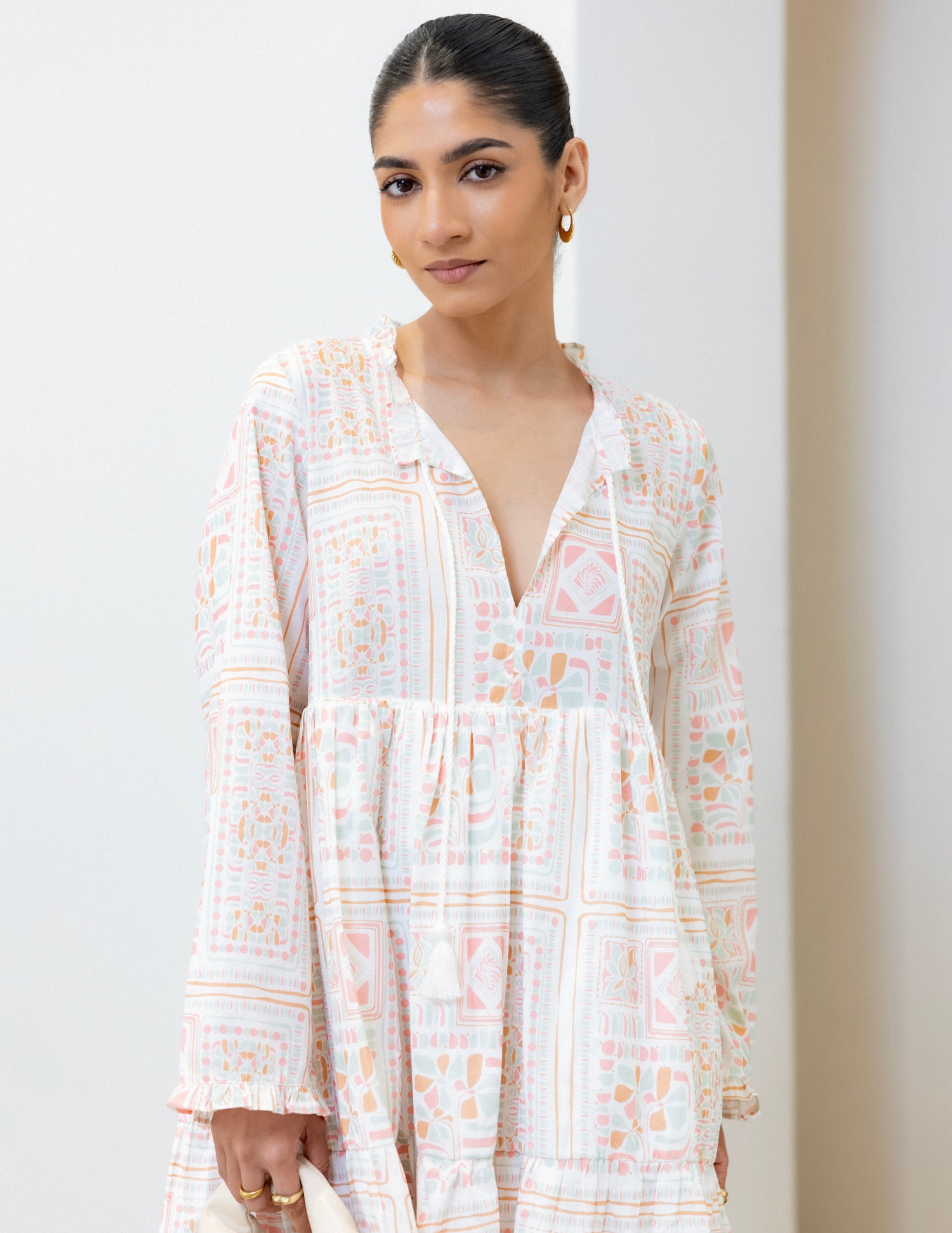 Tassel Detail Mini Dress